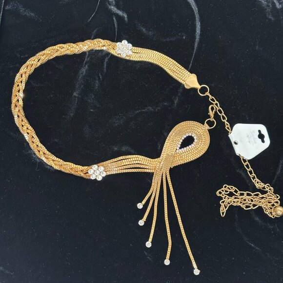 Sophia Gold Metal Jewel Vintage Belt NWT NOS - Picture 5 of 15